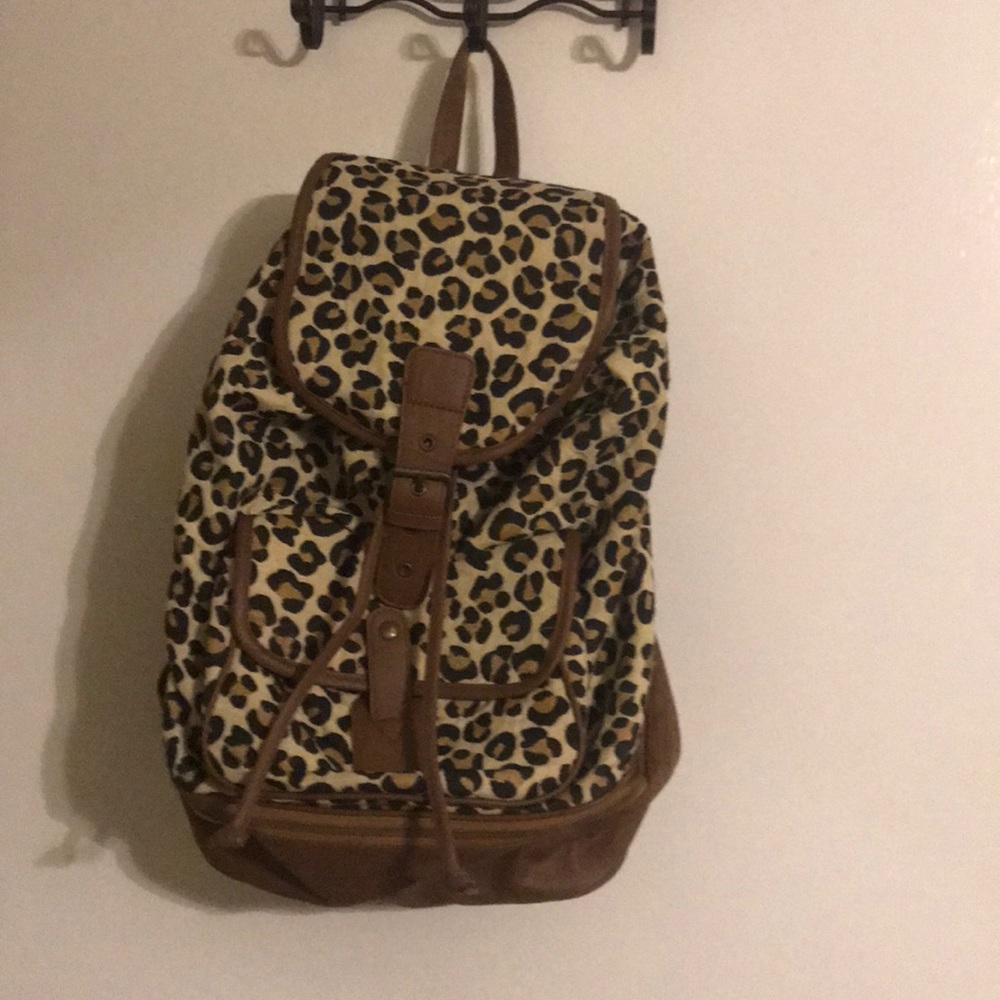 Mossimo leopard backpack